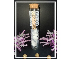  Μπομπονιέρα γάμου γυάλινος σωλήνας Mr&Mrs